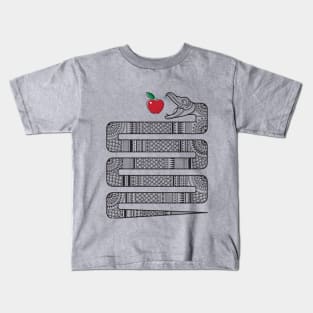 SNAKE AND APPLE Kids T-Shirt